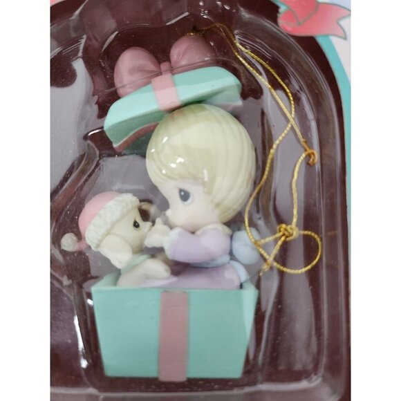 VINTAGE Precious Moments Enesco Home for The Holidays Christmas Holiday Ornament - Picture 2 of 9